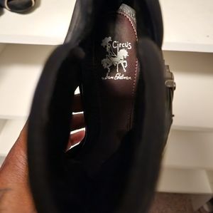Black/ Silver booties Brand New never worn